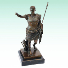 Soldat romain en métal Accueil Déco César Bronze Sculpture Statue Tpy-440